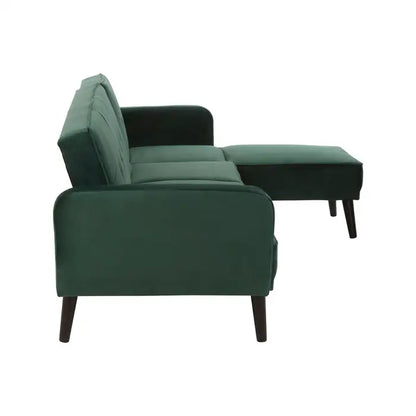 Serene 3 Seat Green Sofa Bed-JE Retailonline