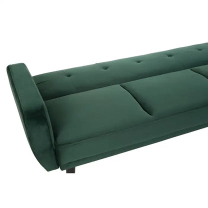 Serene 3 Seat Green Sofa Bed-JE Retailonline