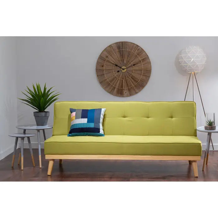 Stockholm 3 Seat Green Sofa Bed-JE Retailonline