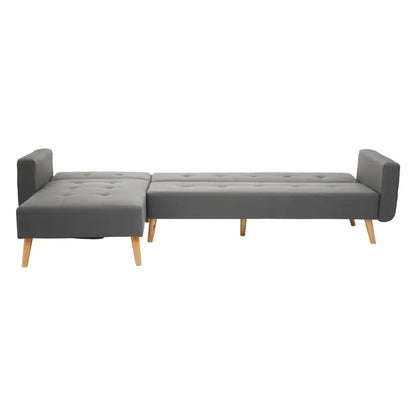 Hansa Hagen Grey Large Corner Sofa Bed-JE Retailonline