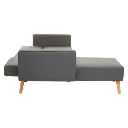 Hansa Hagen Grey Large Corner Sofa Bed-JE Retailonline