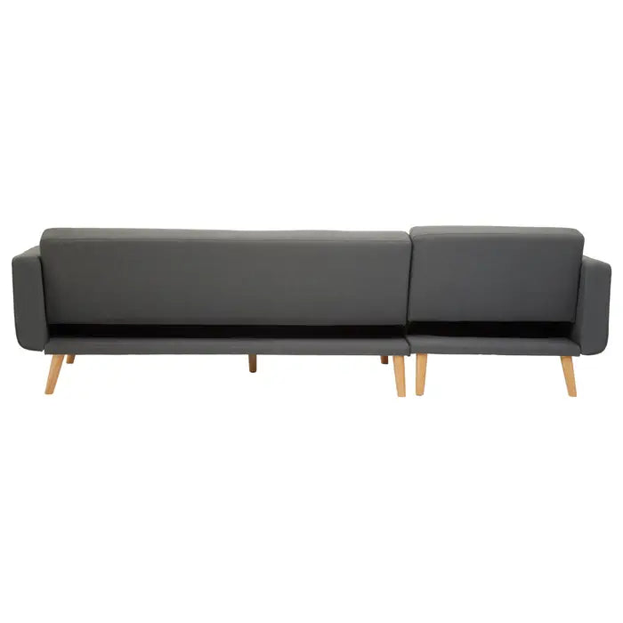 Hansa Hagen Grey Large Corner Sofa Bed-JE Retailonline