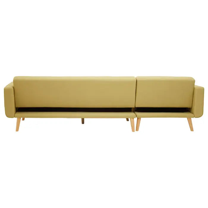 Hansa Hagen Olive Large Corner Sofa Bed-JE Retailonline