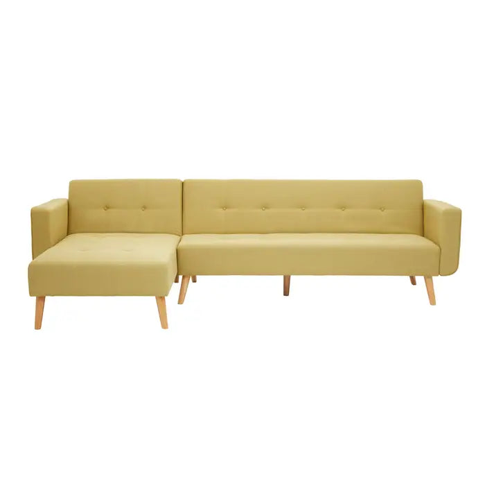 Hansa Hagen Olive Large Corner Sofa Bed-JE Retailonline