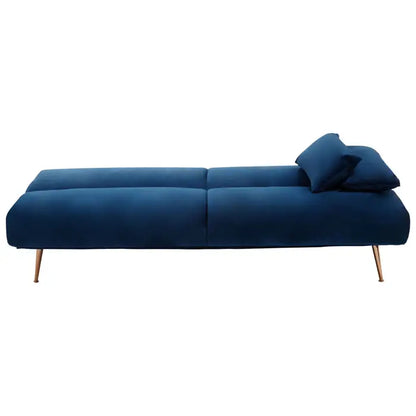 Hatton Dark Blue Velvet Sofa Bed-JE Retailonline