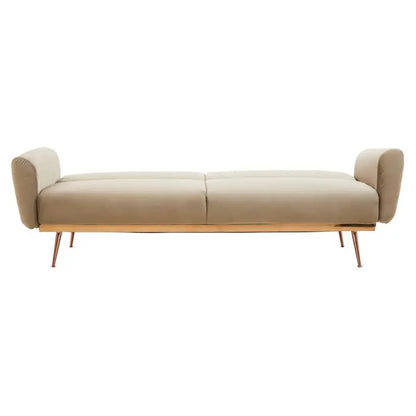 Hatton Mink Velvet Sofa Bed-JE Retailonline