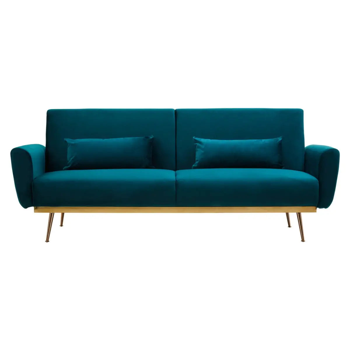 Hatton Green Velvet Sofa Bed-JE Retailonline