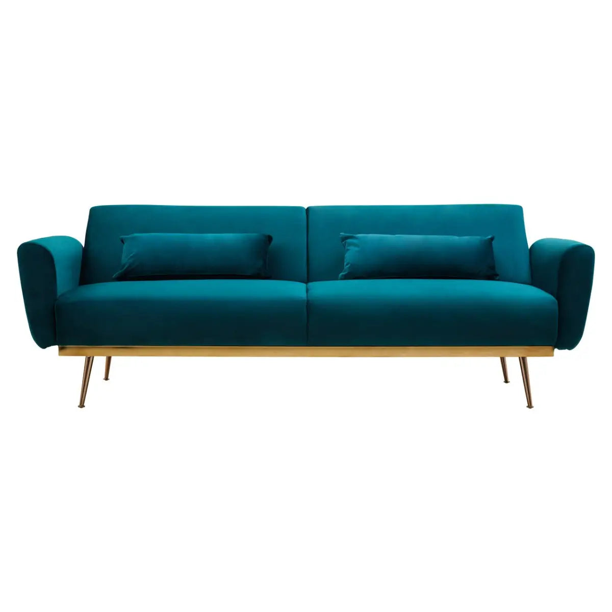 Hatton Green Velvet Sofa Bed-JE Retailonline