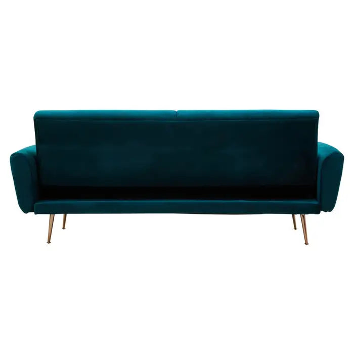 Hatton Green Velvet Sofa Bed-JE Retailonline