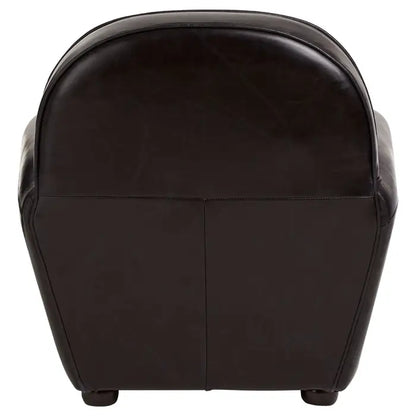 Black Victor Black Leather Classic Armchair