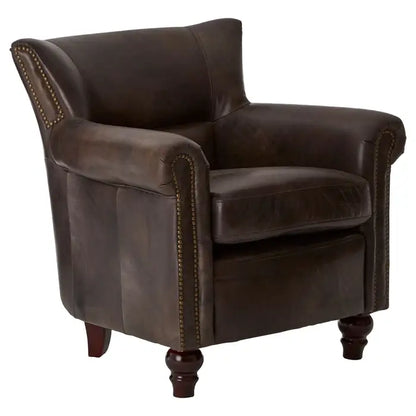 Dark Slate Gray Victor Dark Grey Scroll Armchair