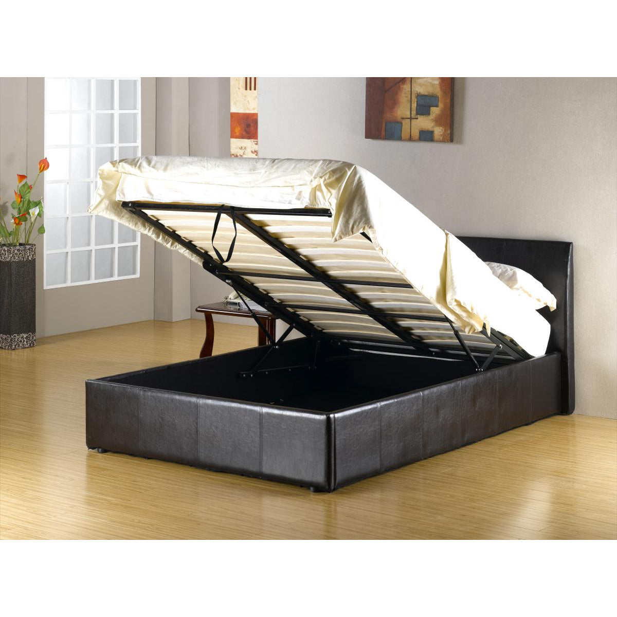 The Fusion Storage PU King Size Bed-JE Retailonline