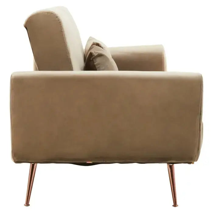 Mink Velvet Sofa Bed | Mink Sofa Bed | J&E Retailonline