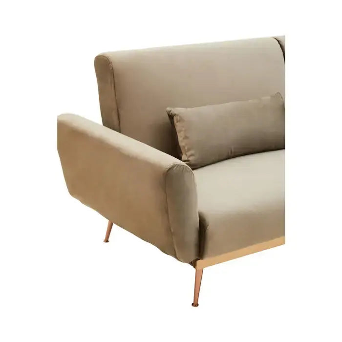 Mink Velvet Sofa Bed | Mink Sofa Bed | J&E Retailonline
