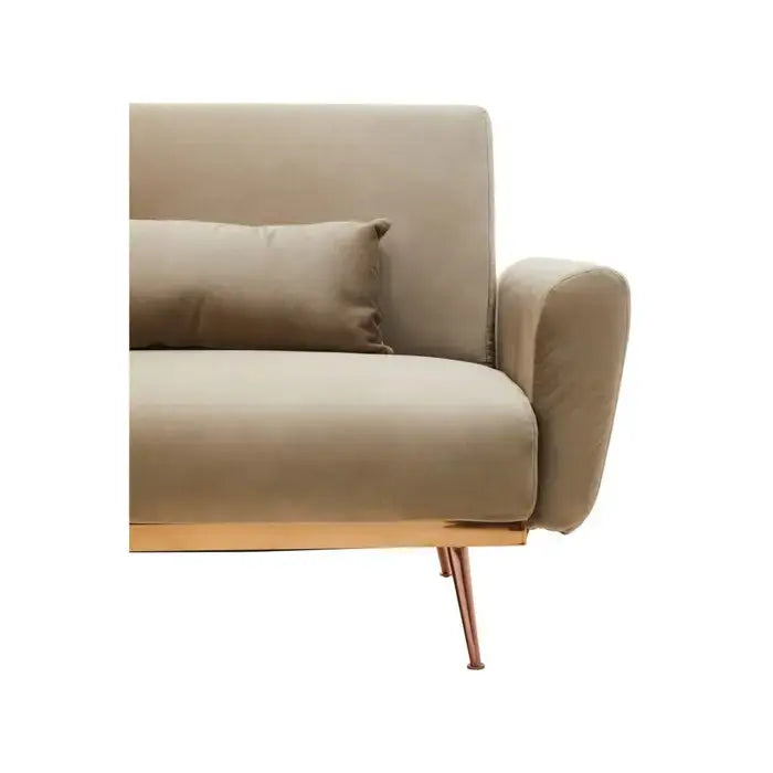 Mink Velvet Sofa Bed | Mink Sofa Bed | J&E Retailonline