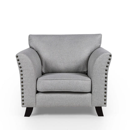 Linton Fabric Sofa 1S Grey-JE Retailonline