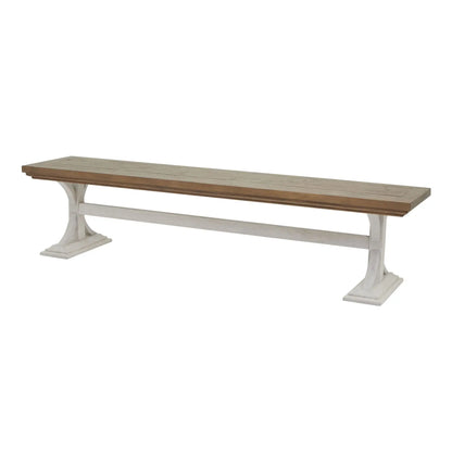 Dark Gray Luna dining bench