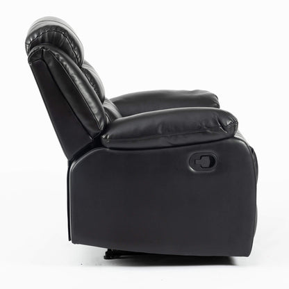 Heartlands Furniture Turin Recliner 1 Seater Black-JE Retailonline