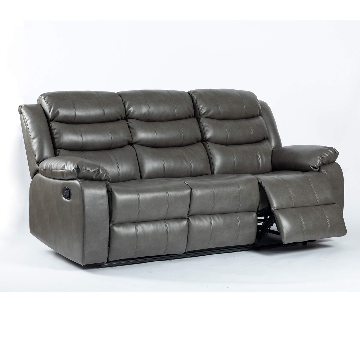 Turin Recliner Leather Aire 3 Seater-JE Retailonline