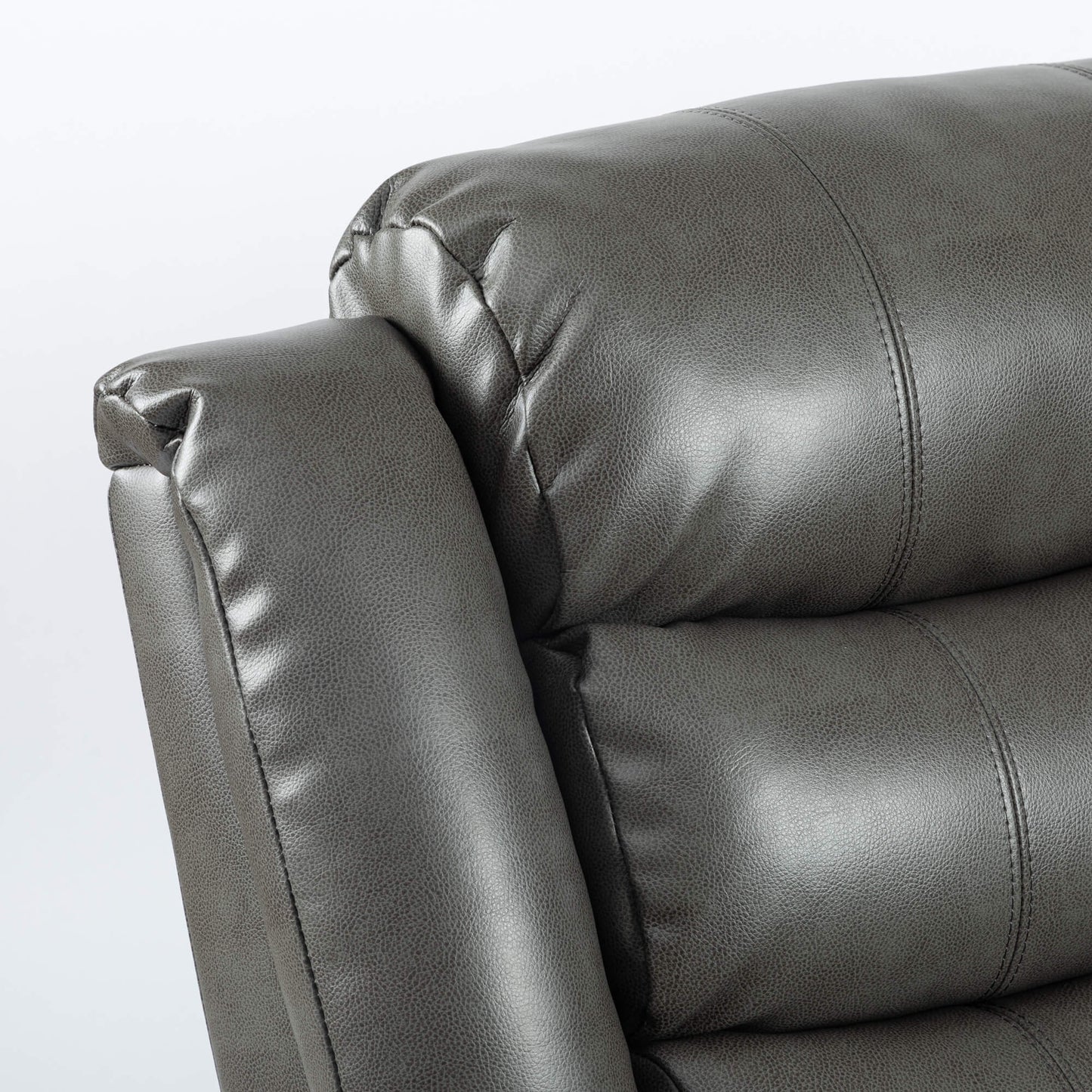 Turin Recliner Leather Aire 3 Seater-JE Retailonline