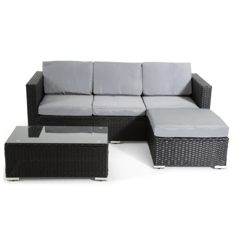 The Dunham 4 Seat Corner Rattan Set-JE Retailonline