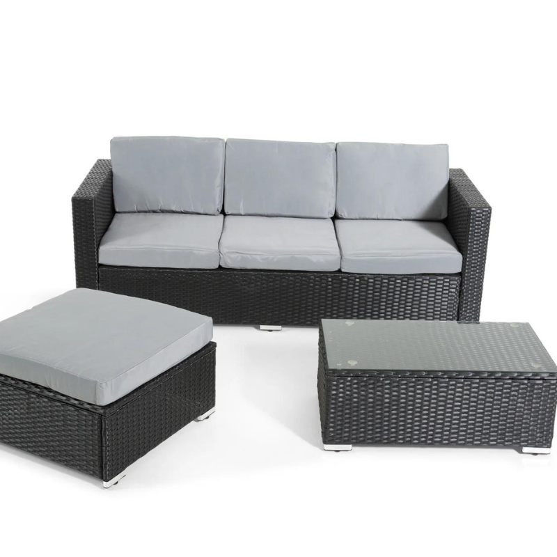 The Dunham 4 Seat Corner Rattan Set-JE Retailonline