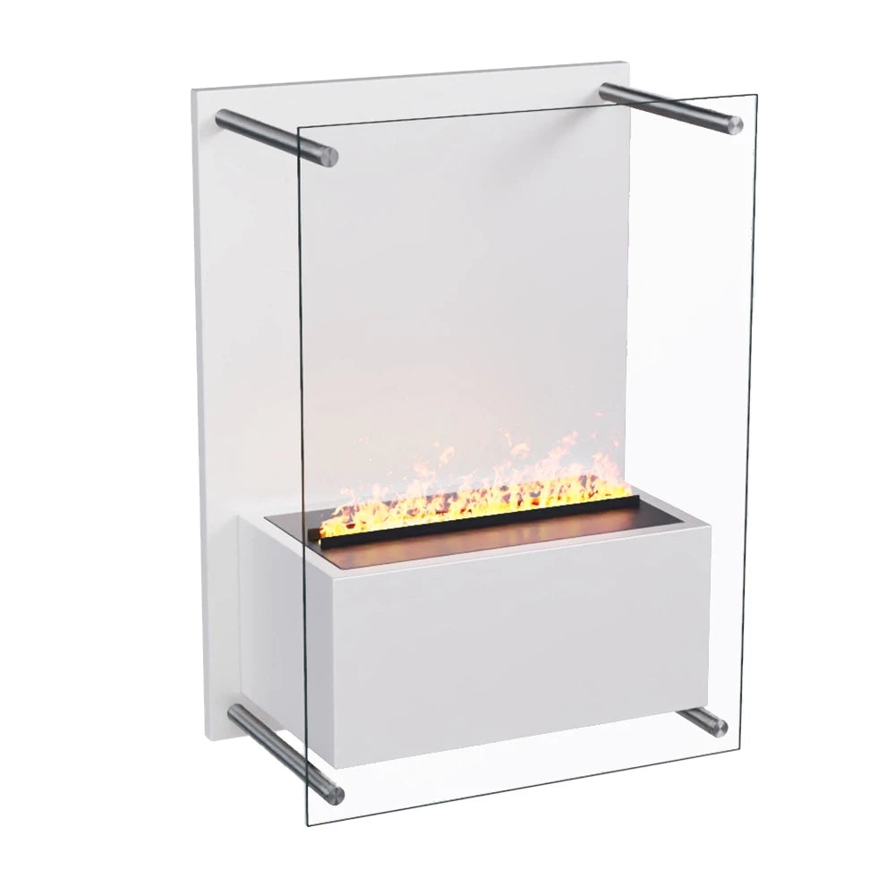 Light Gray Yosemite - Black - Wall Water Vapor Fireplace