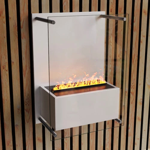 Dim Gray Yosemite - Black - Wall Water Vapor Fireplace