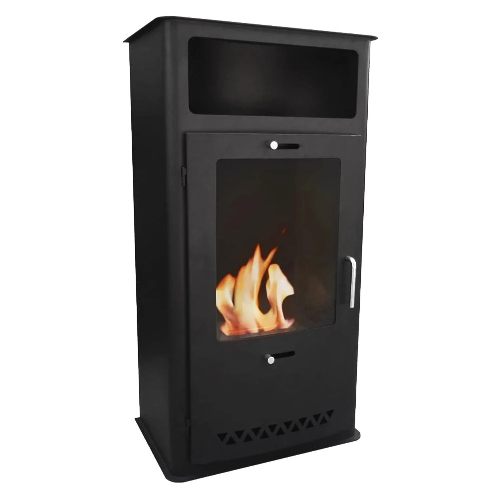 Dark Slate Gray Boston - Black Bioethanol Stove