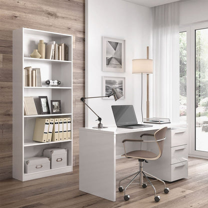 Cordoba Large Artic White Bookcase Bookshelf