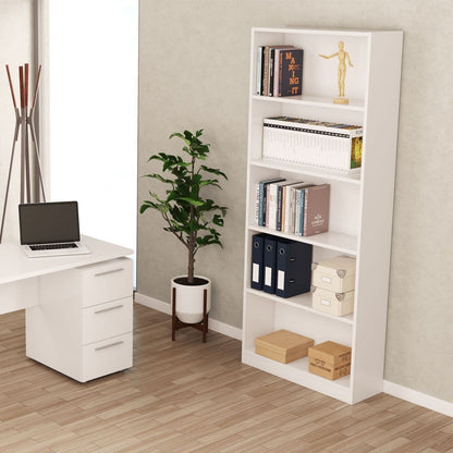 Cordoba Large Artic White Bookcase Bookshelf