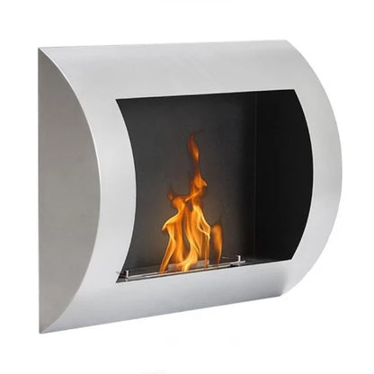 Stainless Steel Bio Wall Fireplace Ocean-JE Retailonline