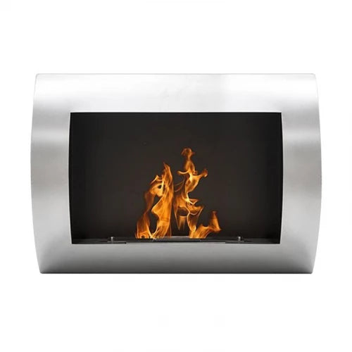 Stainless Steel Bio Wall Fireplace Ocean-JE Retailonline