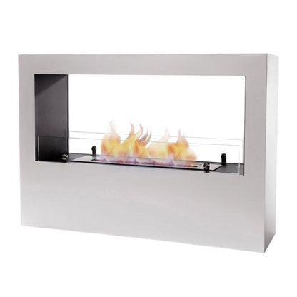 Light Gray Lansing Bioethanol Fireplace