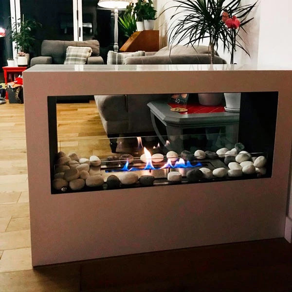 Black Lansing Bioethanol Fireplace