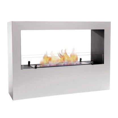 Light Gray Lansing Bioethanol Fireplace